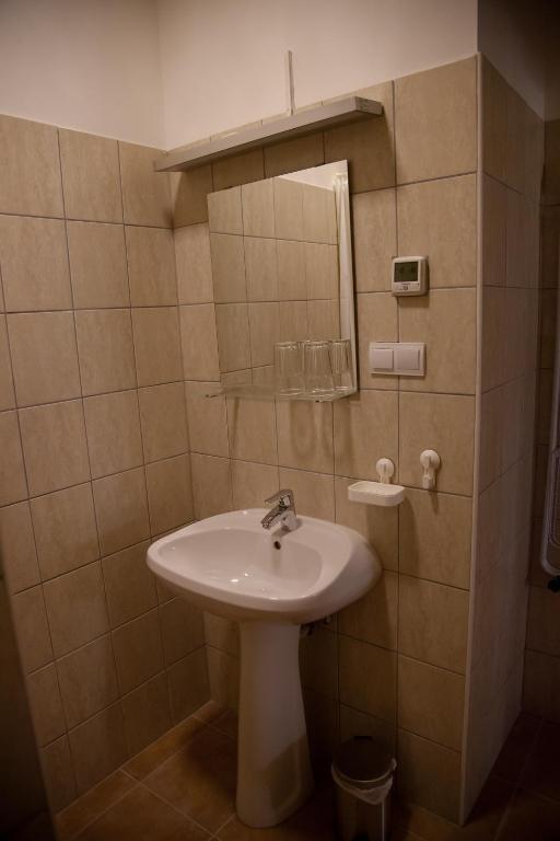 Koupelna v ubytování Török Vendégház