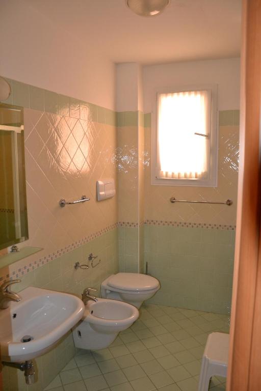 Koupelna v ubytování Hotel Ariston