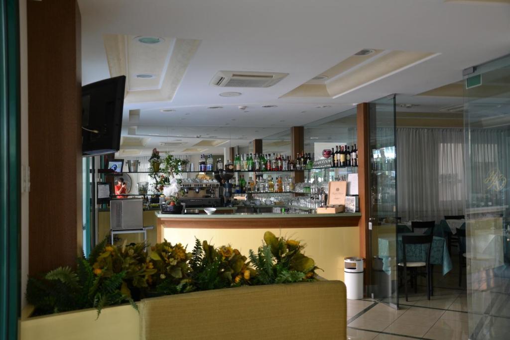 Lounge nebo bar v ubytování Hotel Ariston
