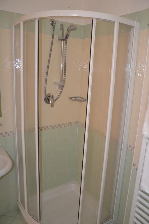 Koupelna v ubytování Hotel Ariston