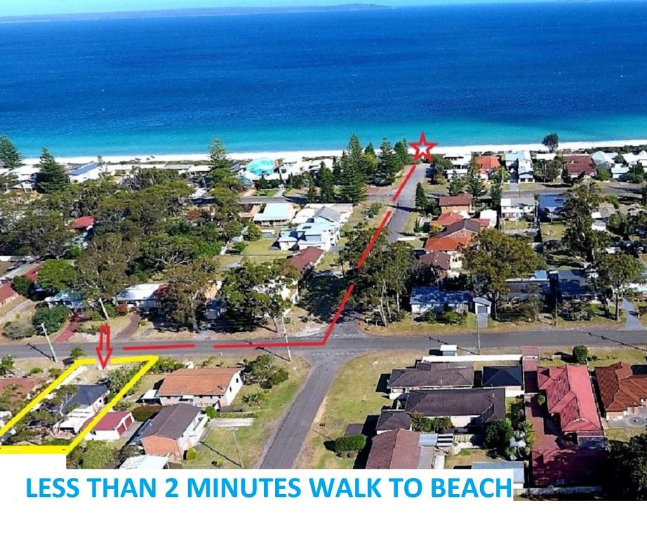 Sandy Toes Beach House Jervis Bay - 2min to Beach - Maison De Vacances De Trois Chambres