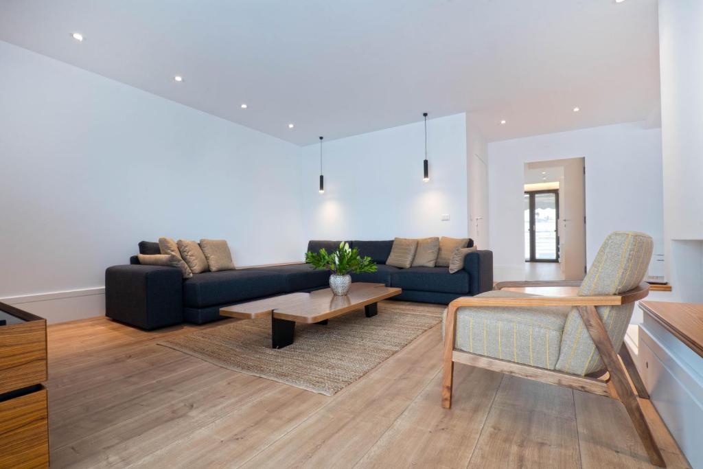 Posezení v ubytování The Rooms Serviced Apartments Tirana