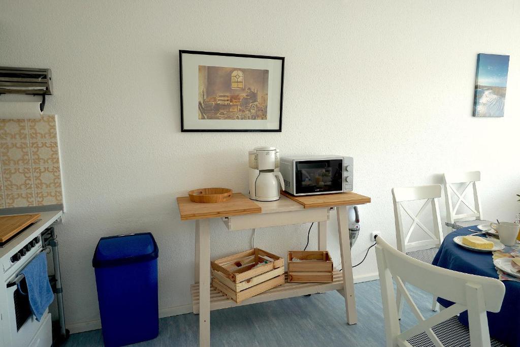 Kuchyň nebo kuchyňský kout v ubytování Frische Brise FeWo 02 04