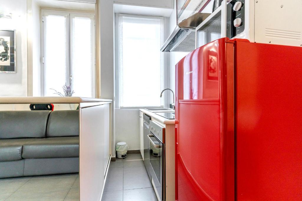 A kitchen or kitchenette at S. Ambrogio Square