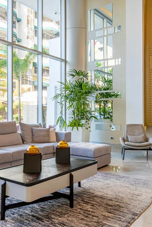 Posezení v ubytování Brickell Apart Hotel