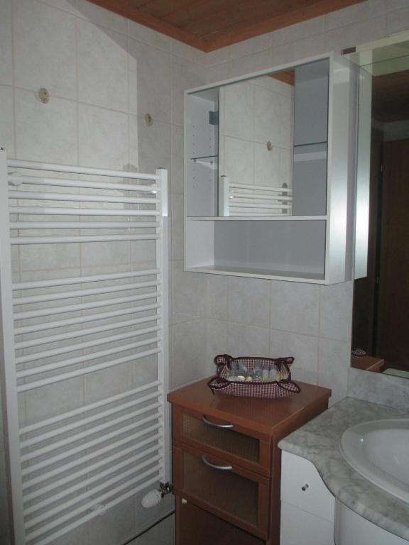 Koupelna v ubytování Ferienhaus Schwarzenbacher