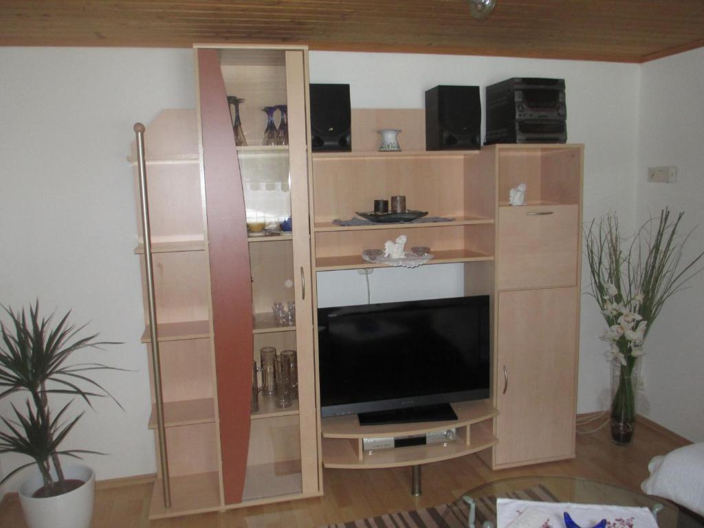 TV a/nebo společenská místnost v ubytování Ferienhaus Schwarzenbacher