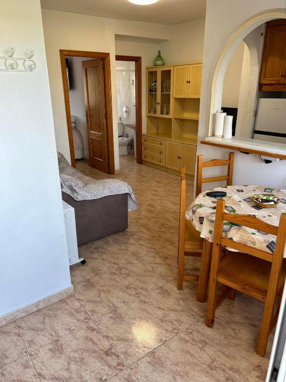 Kuchyň nebo kuchyňský kout v ubytování Apartament Mariha