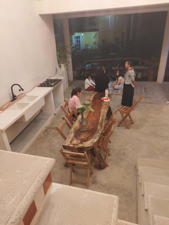 Posezení v ubytování Kuun Beek, hotel y centro holistico