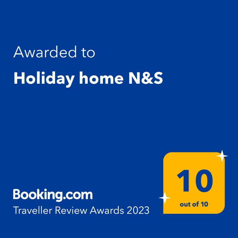 Certifikát, hodnocení, plakát nebo jiný dokument vystavený v ubytování Holiday home N&S