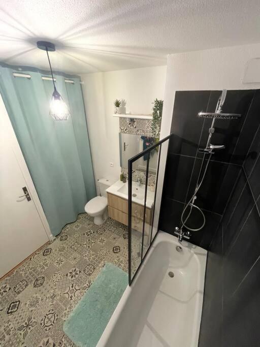 Kúpeľňa v ubytovaní Appartement Le Della