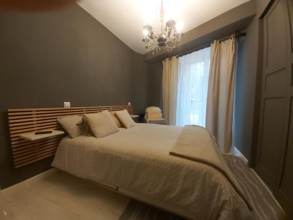 Posteľ alebo postele v izbe v ubytovaní Luminoso Apartamento Cantón
