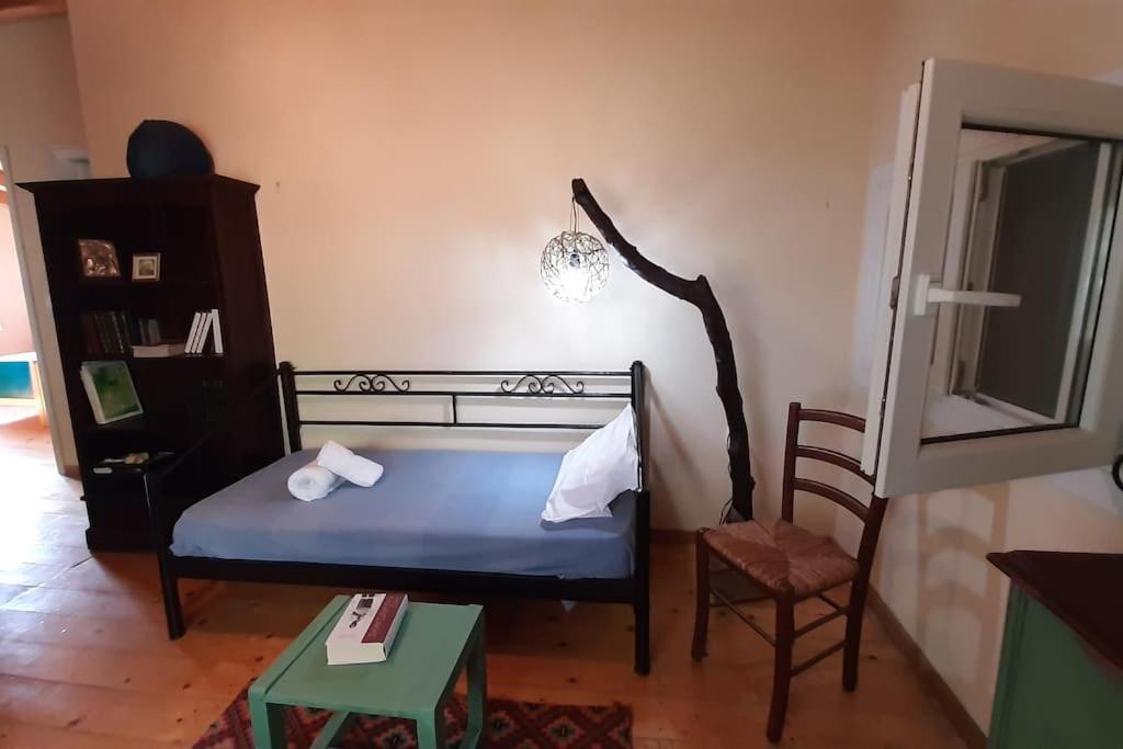 A bed or beds in a room at Napoleon's family country house