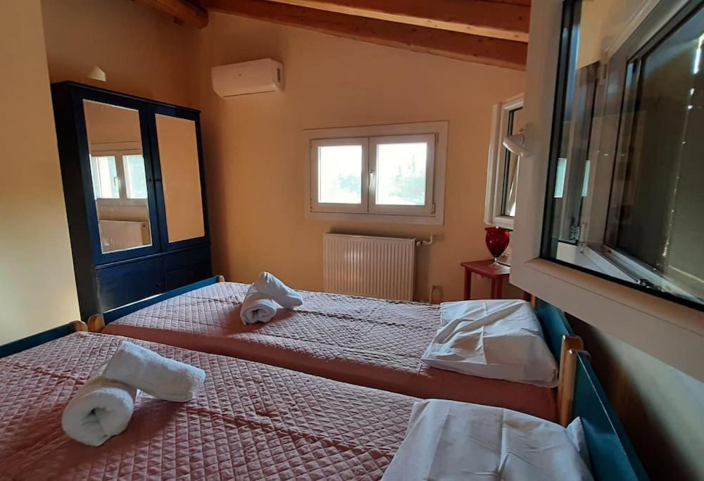 A bed or beds in a room at Napoleon's family country house