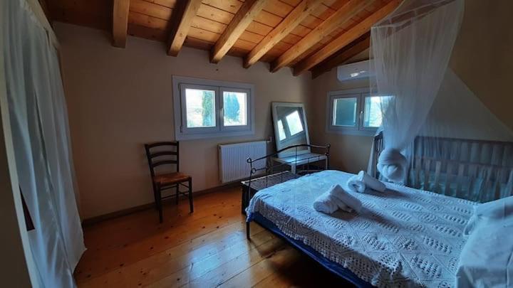 A bed or beds in a room at Napoleon's family country house