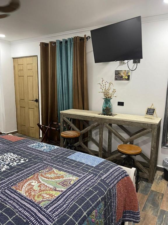 Postel nebo postele na pokoji v ubytování Refugio de la Montaña B&B