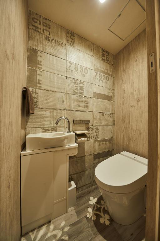 Koupelna v ubytování Hotel TORACO konohana