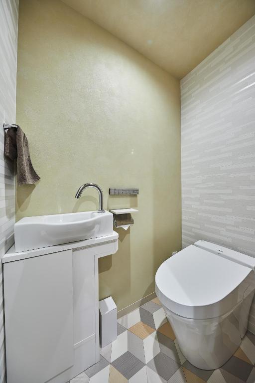 Koupelna v ubytování Hotel TORACO konohana
