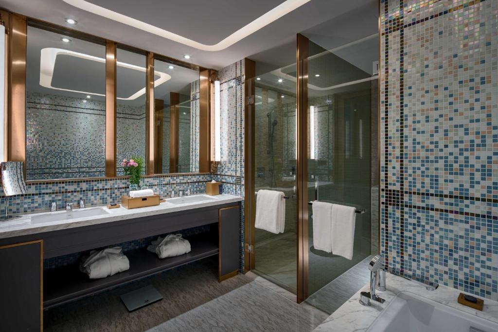 Koupelna v ubytování Primus Hotel Shanghai Hongqiao