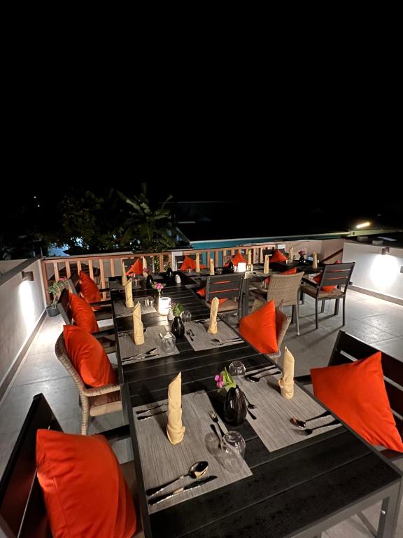 Restaurace v ubytování Seaside Dhigurah