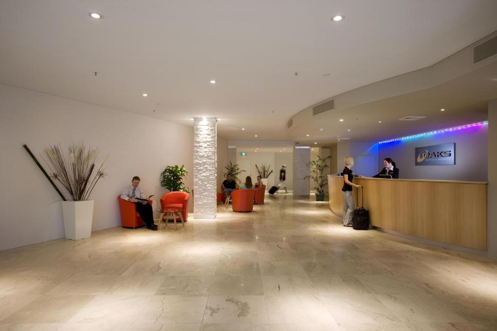 Lobby/Rezeption in der Unterkunft Oaks Townsville Gateway Suites