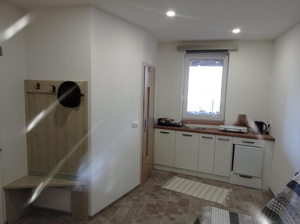 Koupelna v ubytování Apartmány Skala