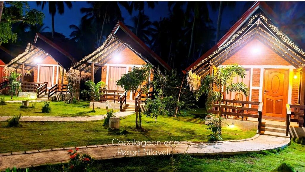 Zahrada ubytování Cocolagoon eco Resort Nilaveli