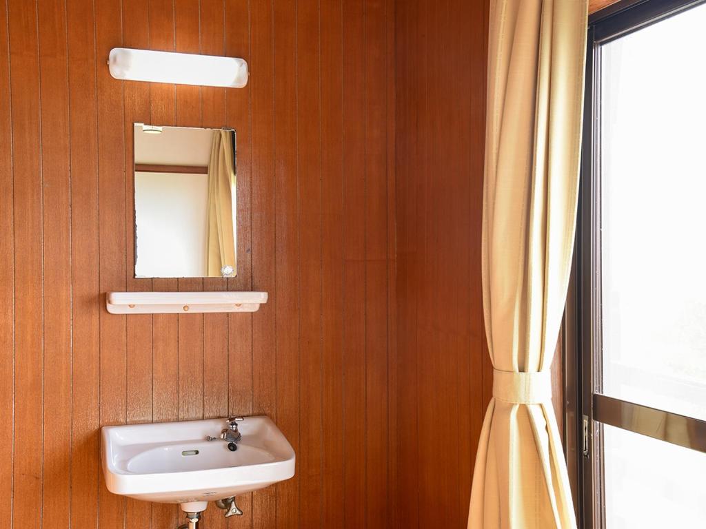 Koupelna v ubytování Misaki Kanko Hotel