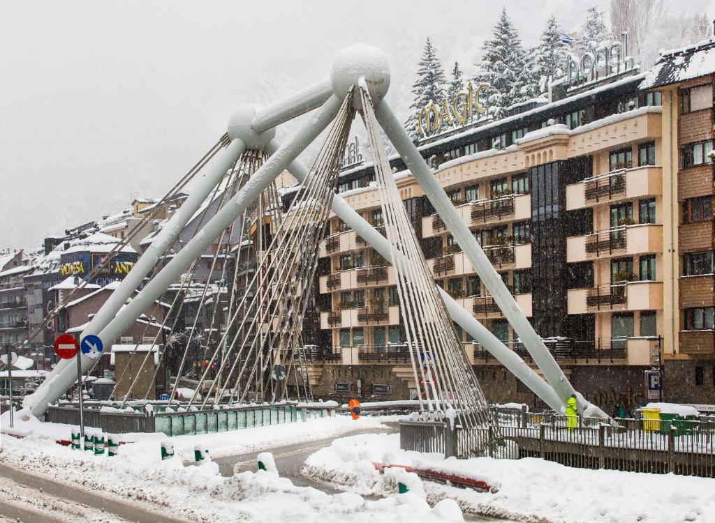 Hotel Màgic Andorra during the winter