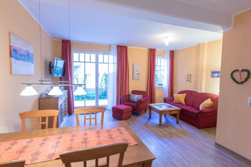 Μια τηλεόραση ή/και κέντρο ψυχαγωγίας στο Villa-Senta-Apartment-3