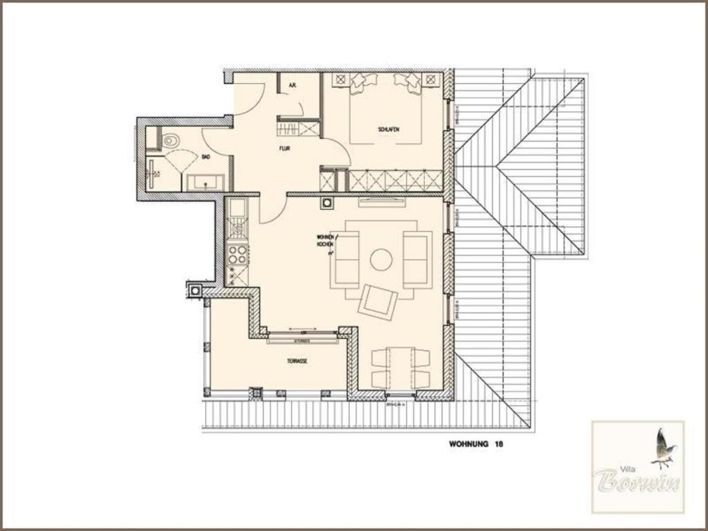 Villa-Borwin-Apartment-18 - Apartment Mit Balkon