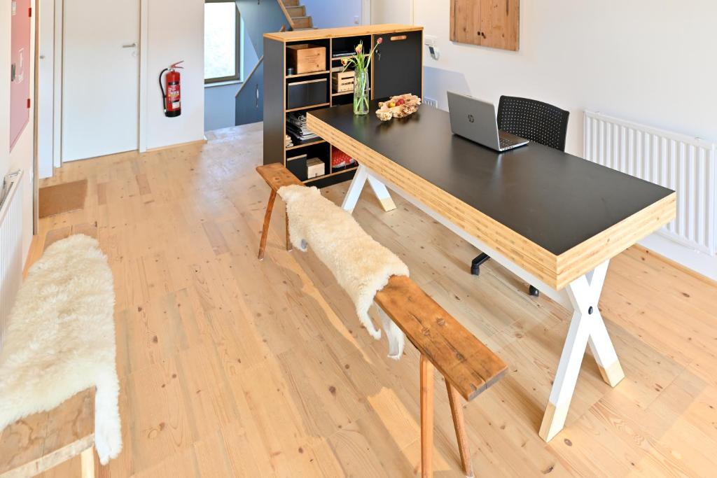 TV a/nebo společenská místnost v ubytování Eko Glamping Resort Krištof