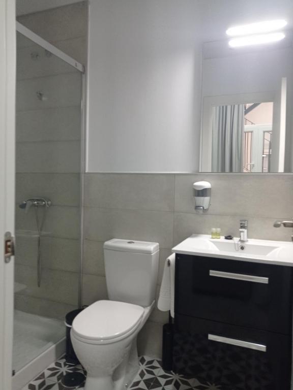 Kúpeľňa v ubytovaní Planeta Cadiz Hostel