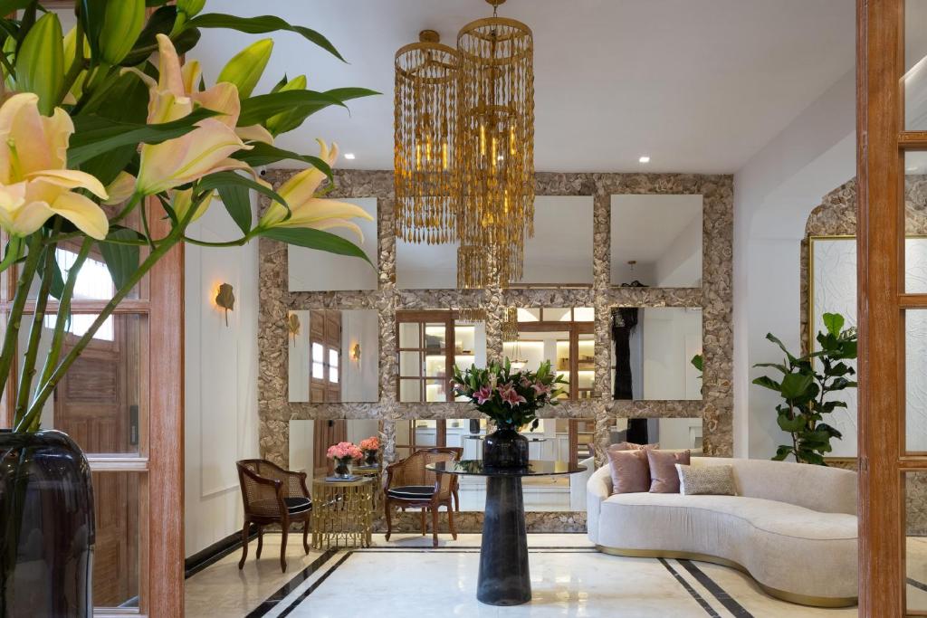 Posezení v ubytování Más Palomas Concept House by Paloma's Hotels - Adults Only