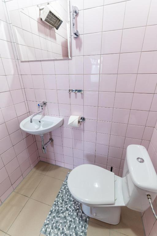 Koupelna v ubytování Turistická ubytovňa