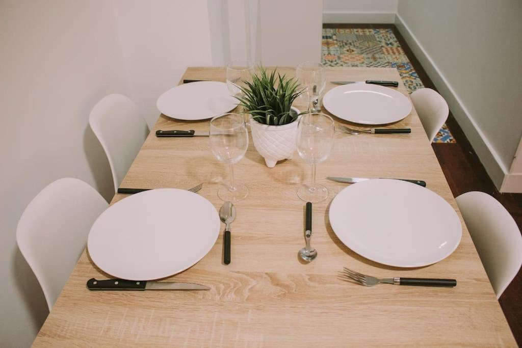 Restaurace v ubytování Precioso apartamento junto al casco histórico