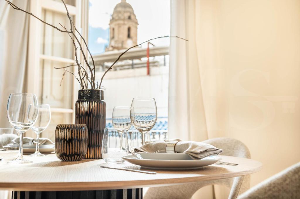 Nápoje v ubytovaní Luxe apartment in the Historic Center by REMS