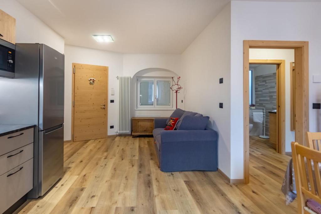 Posezení v ubytování DolomiApartments - Appartamenti Campanil 1 e Campanil 2