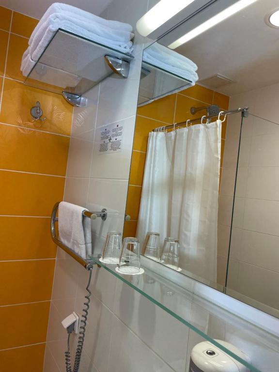 Koupelna v ubytování Green Vilnius Hotel