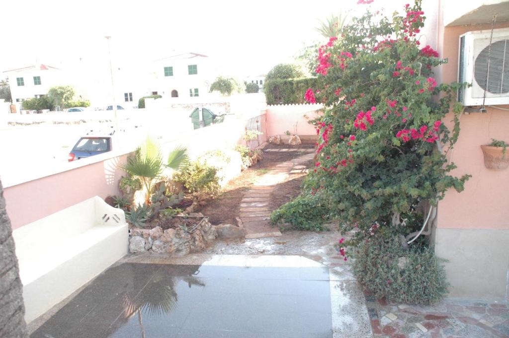 Zahrada ubytování Hostal Paris Ciutadella