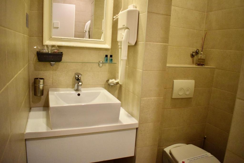 Koupelna v ubytování Hotel Divan