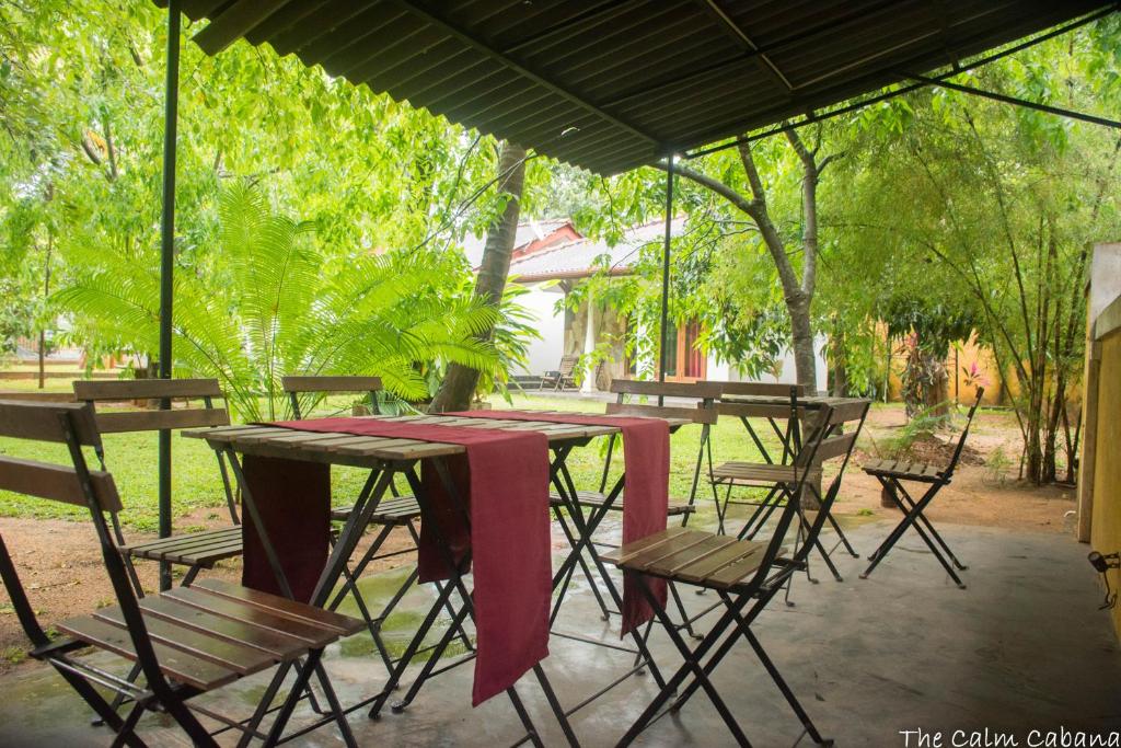Zahrada ubytování The Calm Cabana