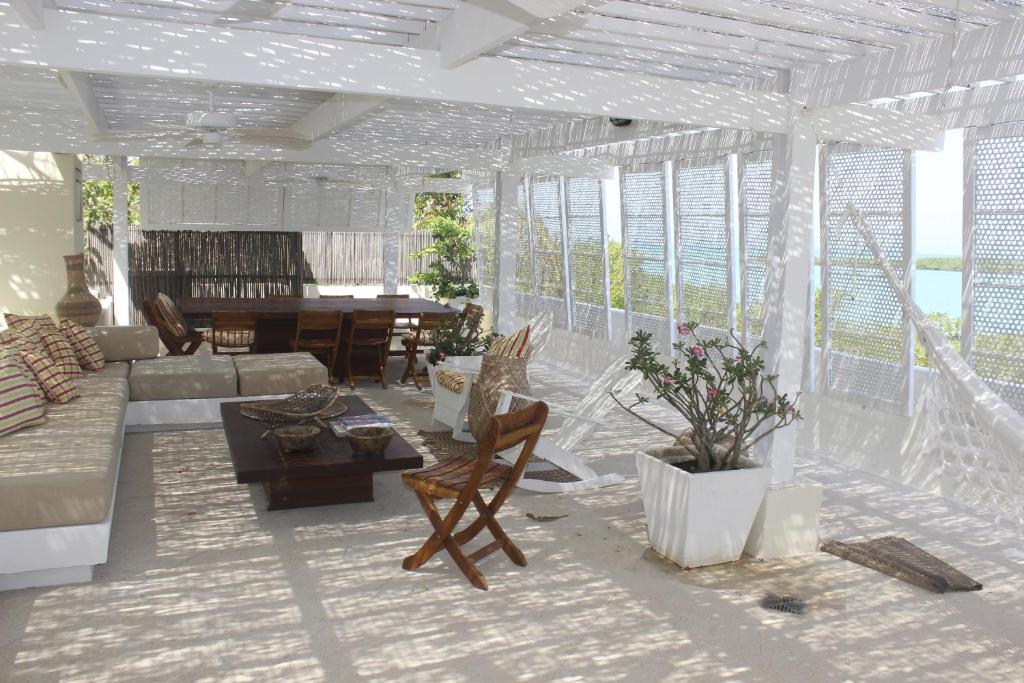Posezení v ubytování Villa Los Cocos Baru