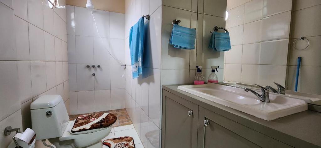 Koupelna v ubytování Casa duplex en Área 4 CDE
