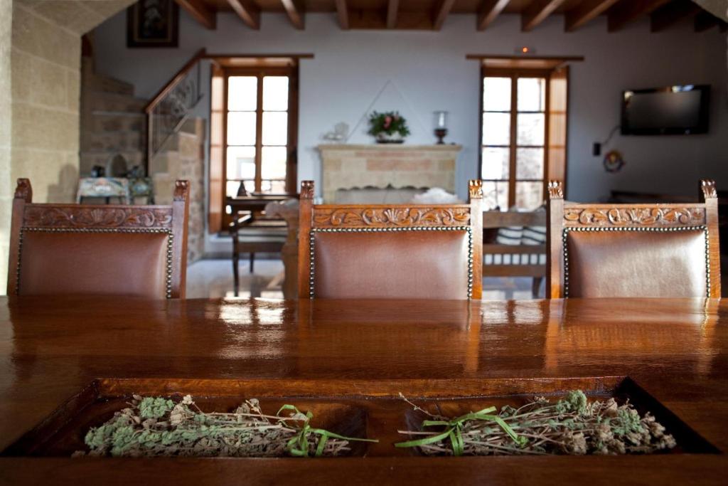 Posezení v ubytování Theophano Art Hotel