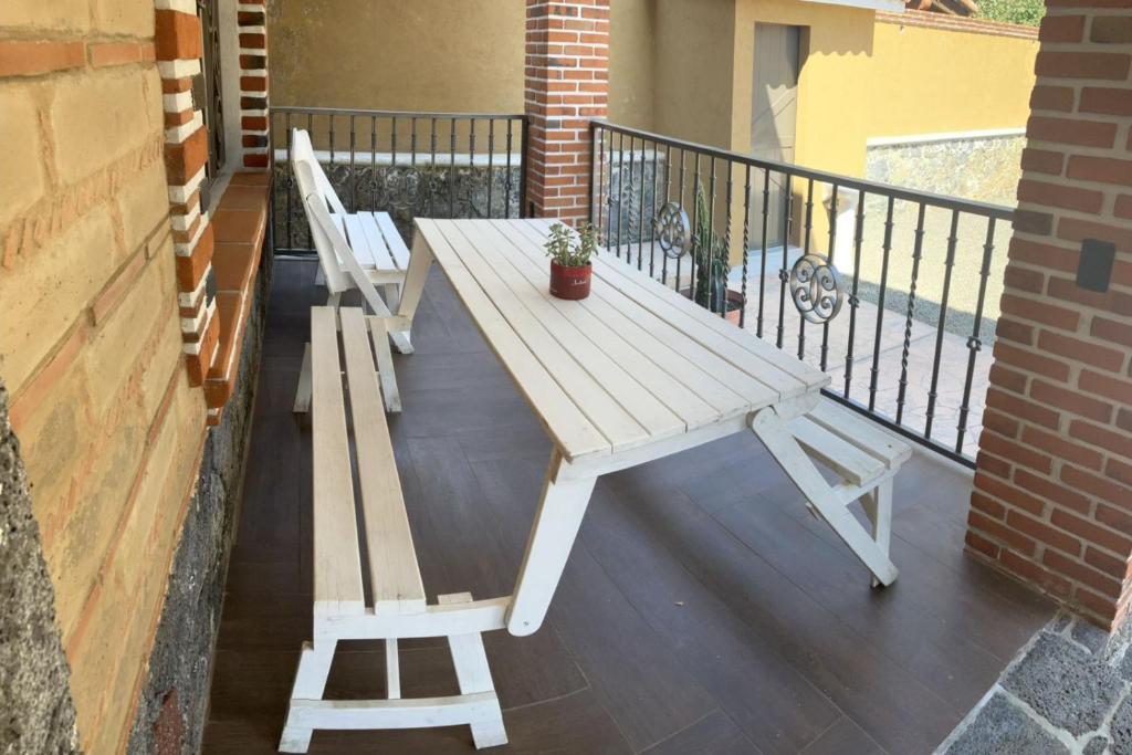 Balkón nebo terasa v ubytování Hostal Casa Flor de Limón