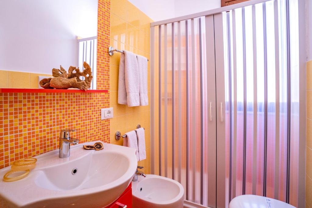 Kúpeľňa v ubytovaní B&B Pietre Preziose
