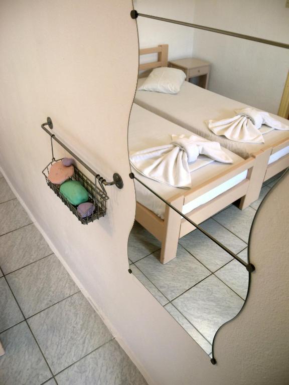Postel nebo postele na pokoji v ubytování Pavlosx2