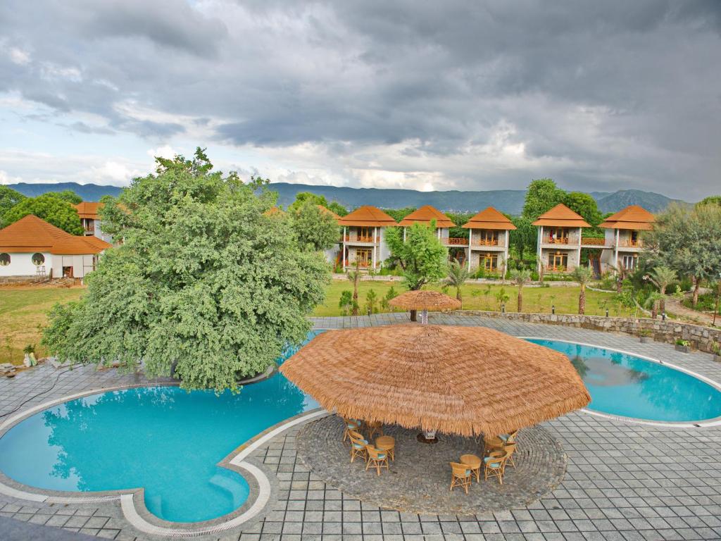 Bazén v ubytování Wild Rose Resort and Spa nebo v jeho okolí
