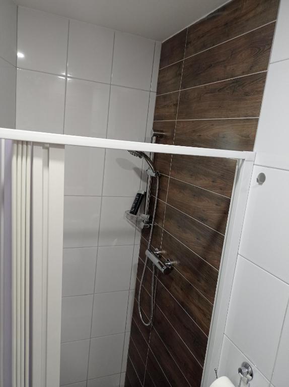 Koupelna v ubytování Apartmány Skala